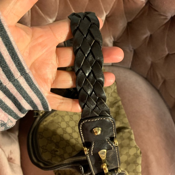 Gucci brown / beige GG canvas Hobo purse. - Picture 9 of 12